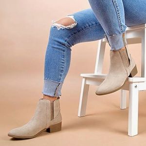 Qupid Repeat Chelsea Slip On Ankle Boots